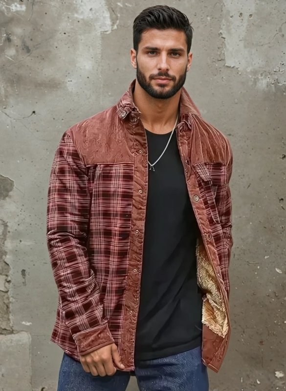 Men's Cotton Blend Borg-Lined Field Jacket