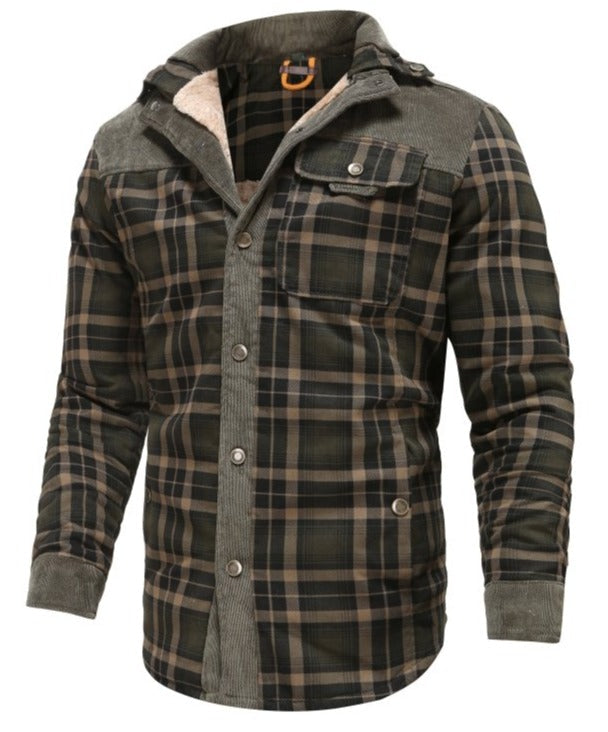 Men's Cotton Blend Borg-Lined Field Jacket
