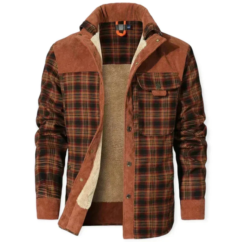 Men's Cotton Blend Borg-Lined Field Jacket