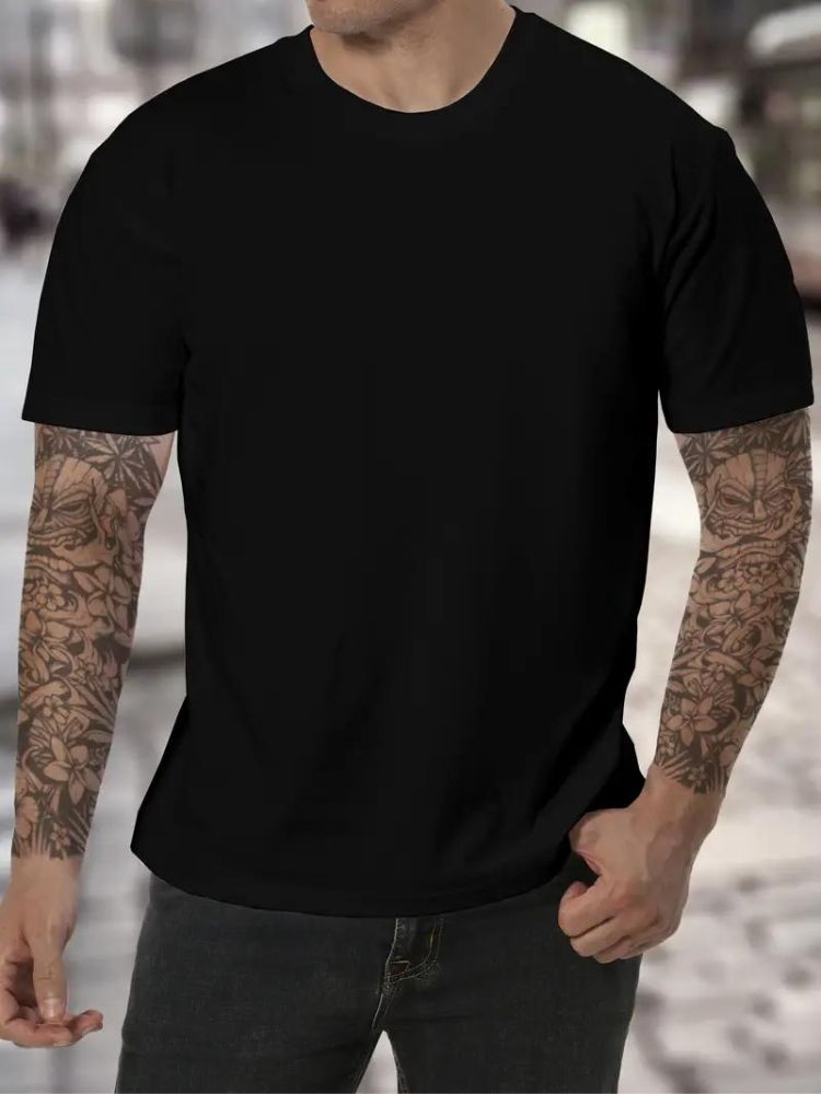 Men's Soft Long Sleeve High Neck Top