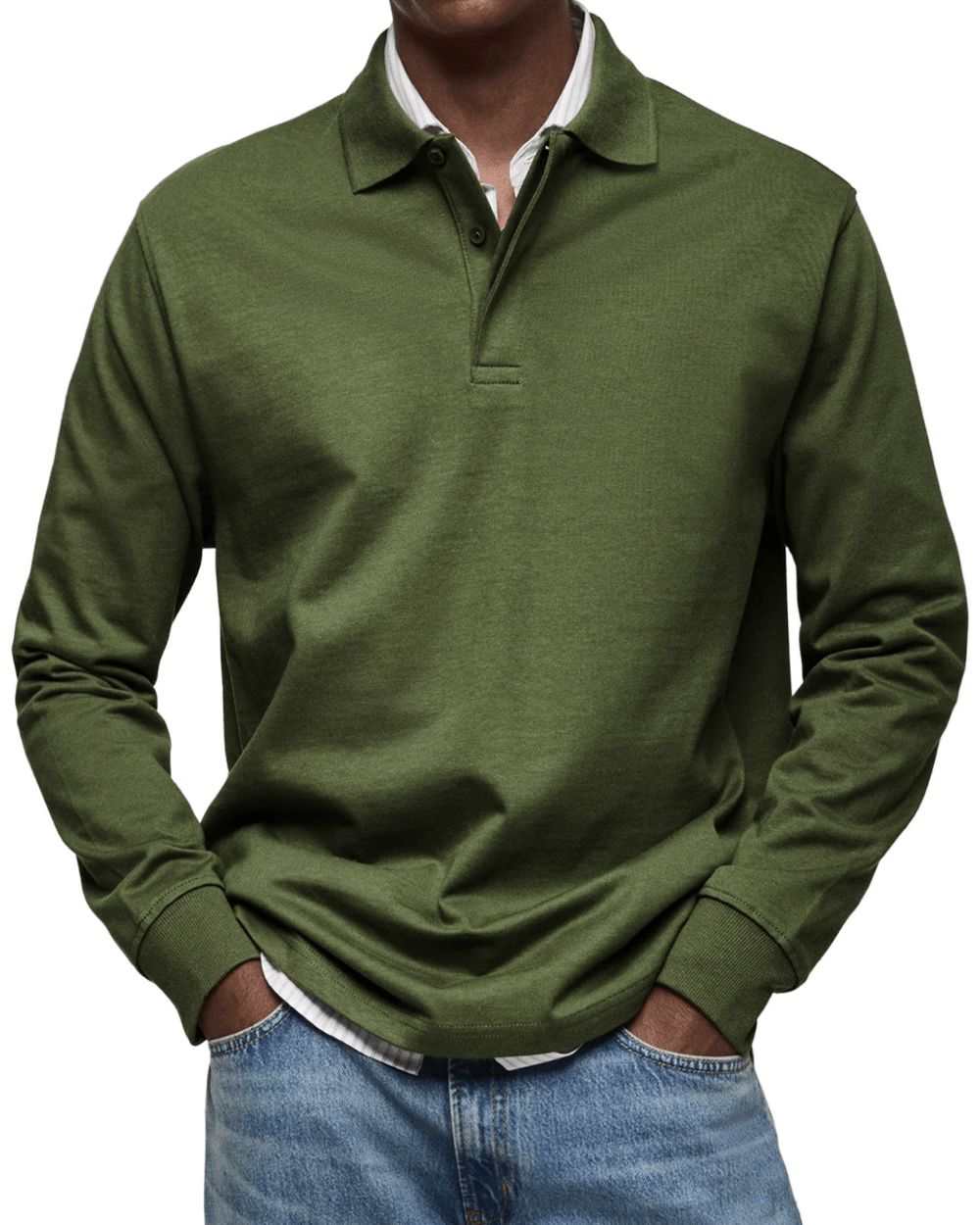 Men's Soft Knit Smart Casual Polo