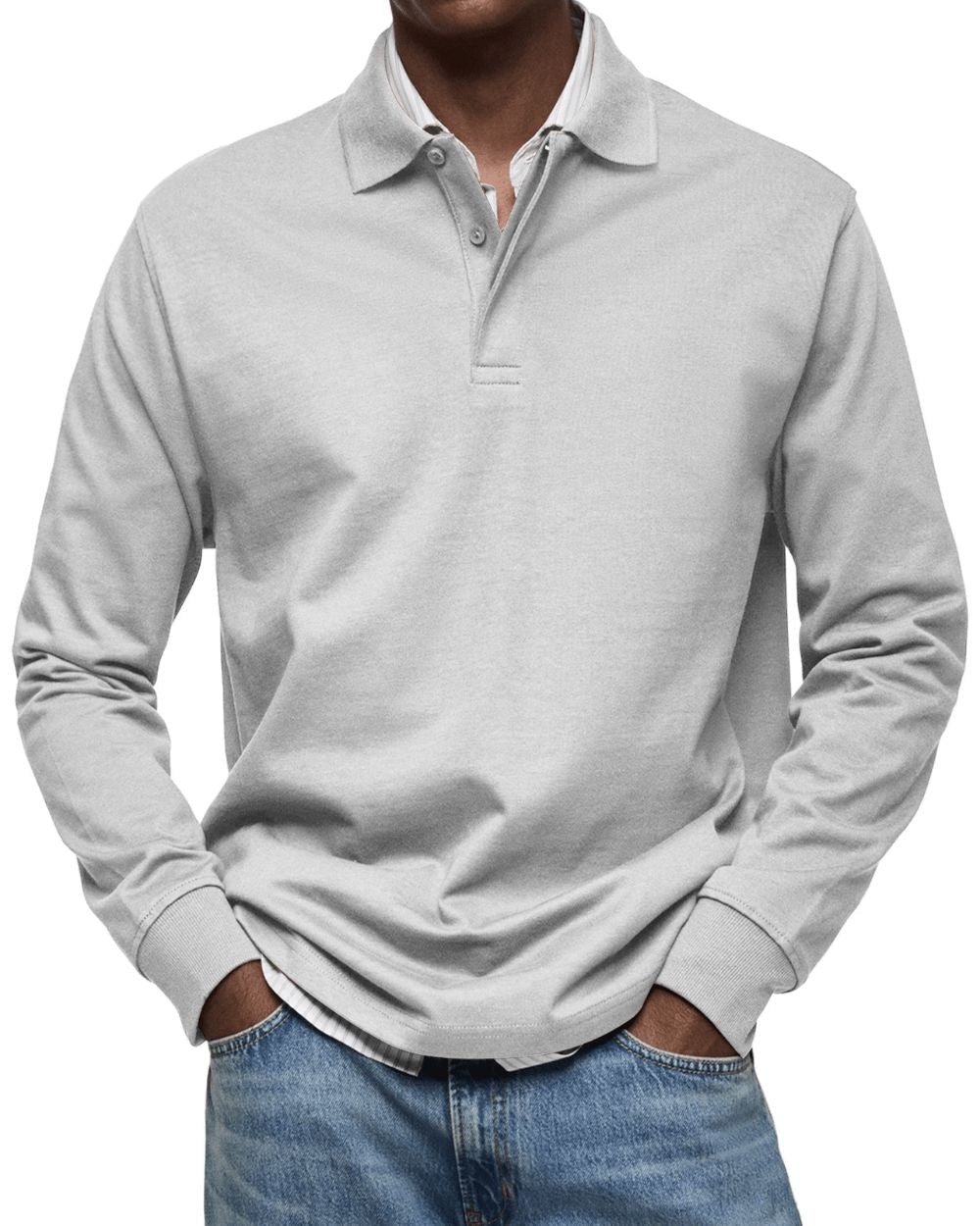 Men's Soft Knit Smart Casual Polo
