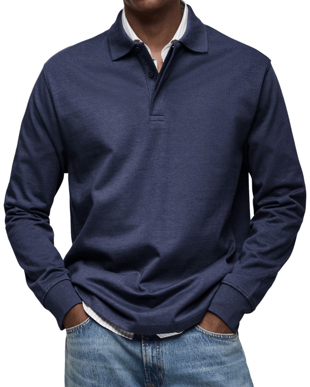 Men's Soft Knit Smart Casual Polo