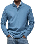 Men's Soft Knit Smart Casual Polo