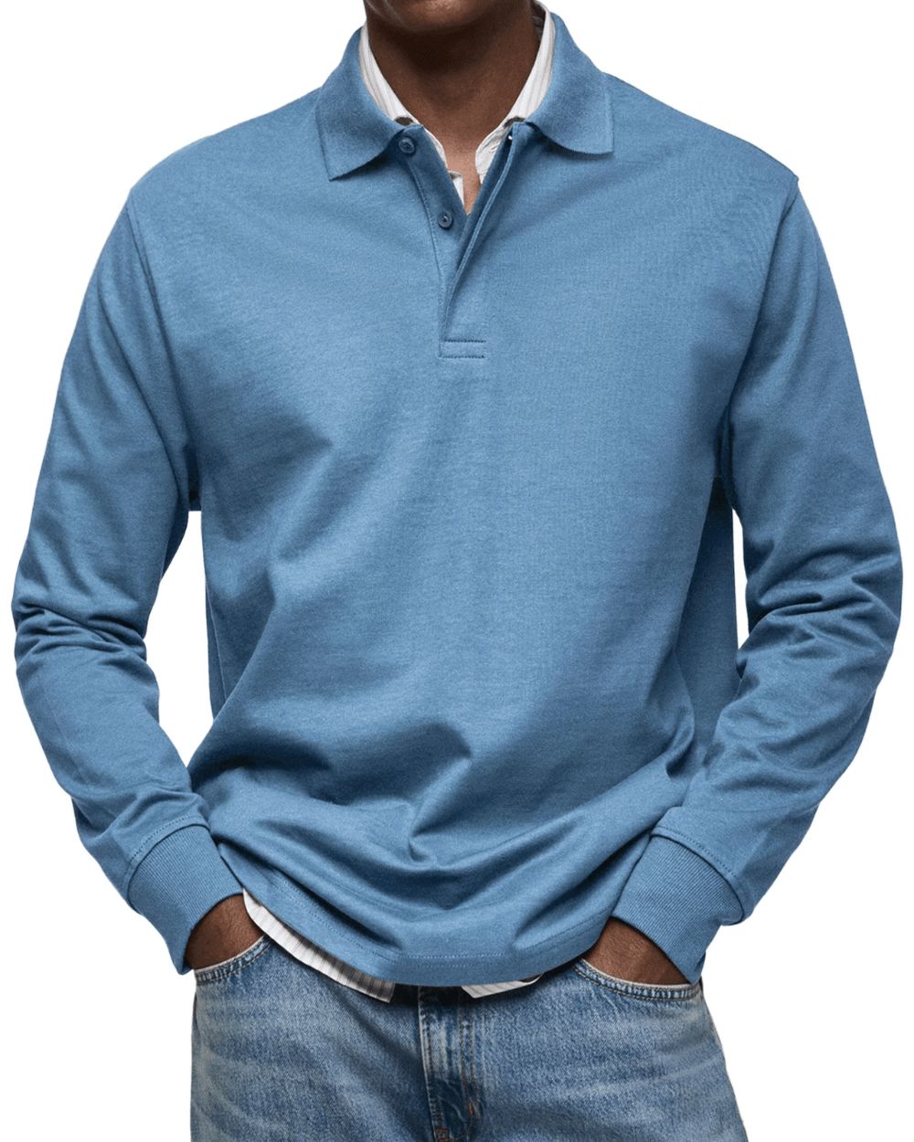 Men's Soft Knit Smart Casual Polo