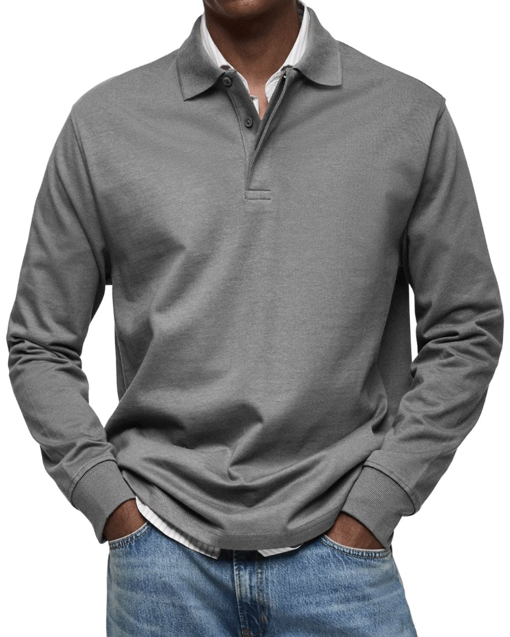 Men's Soft Knit Smart Casual Polo