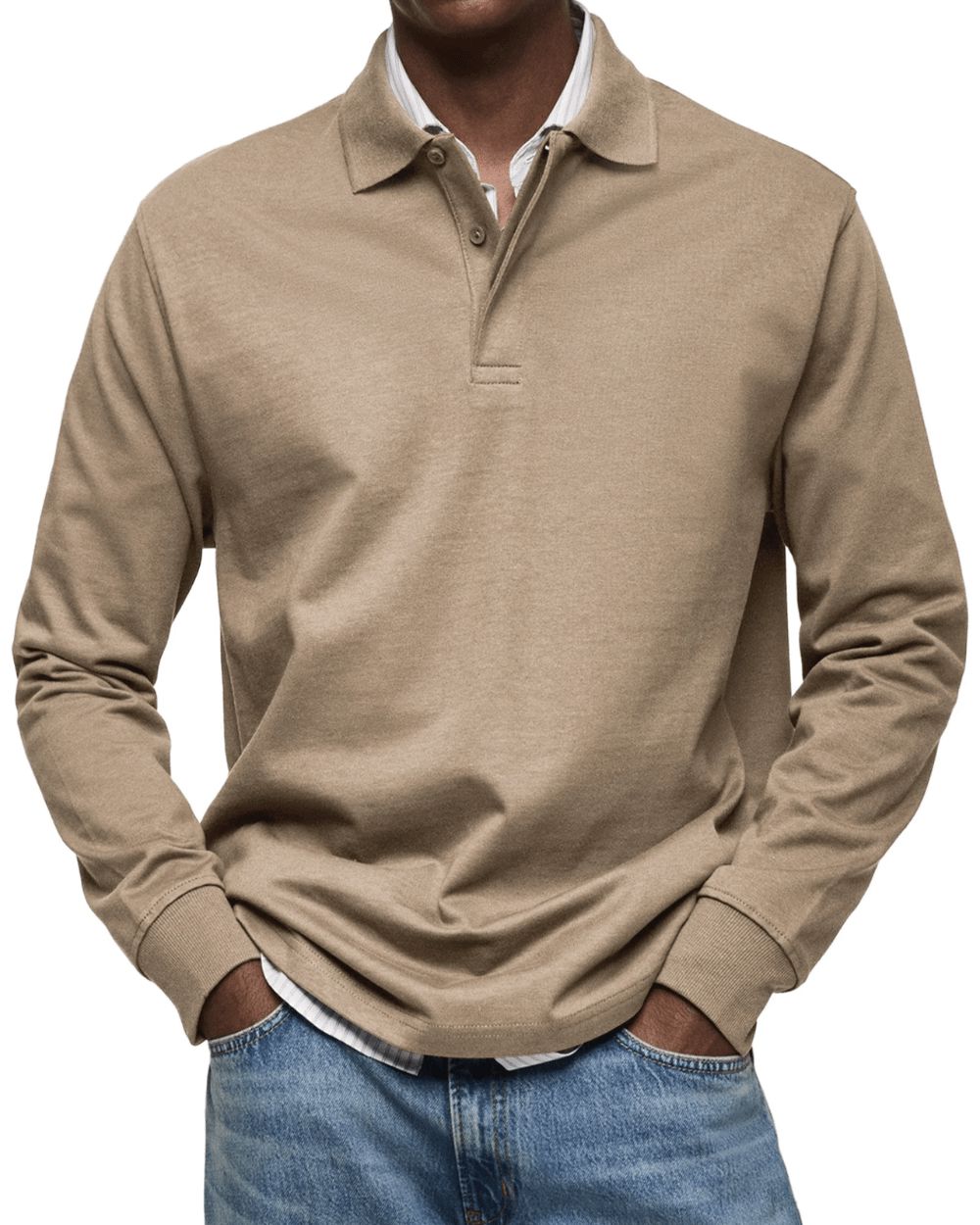 Men's Soft Knit Smart Casual Polo