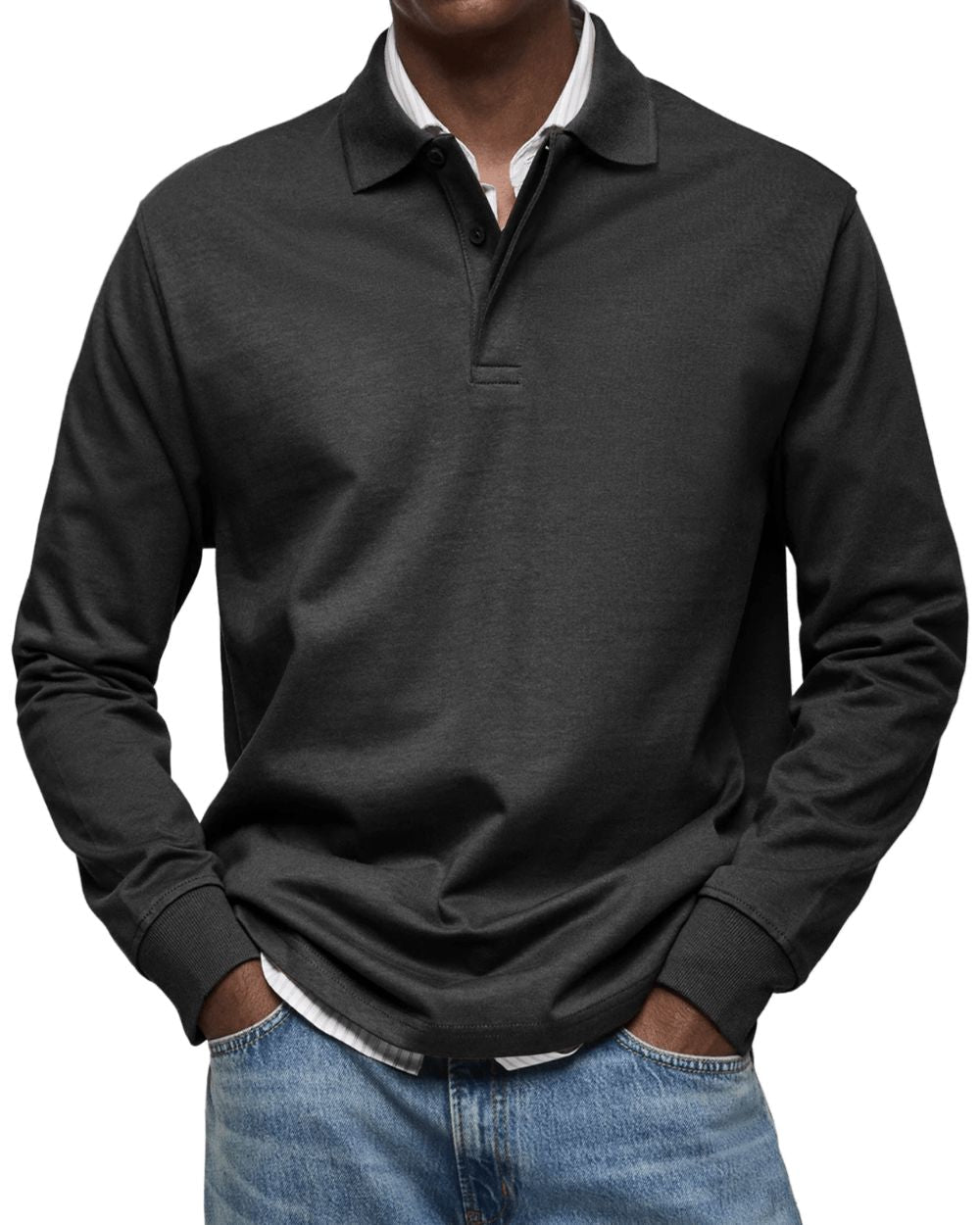 Men's Soft Knit Smart Casual Polo