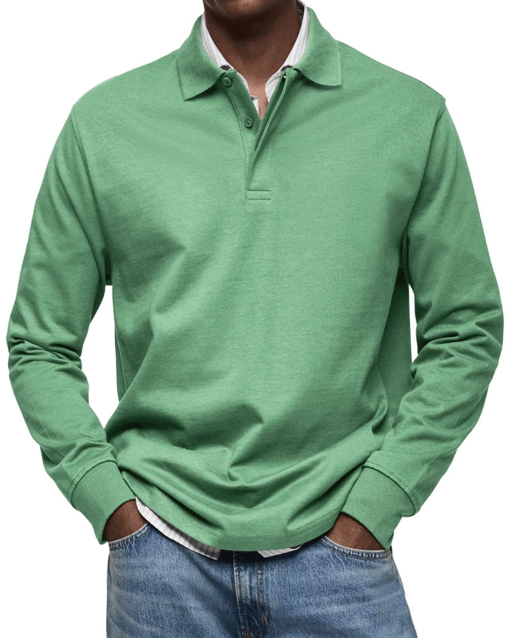 Men's Soft Knit Smart Casual Polo