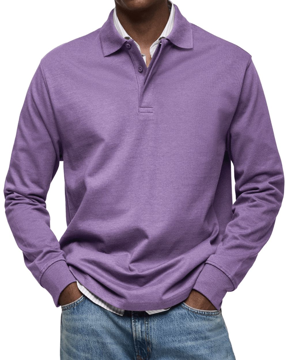 Men's Soft Knit Smart Casual Polo