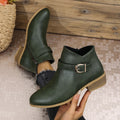 Women's Buckle-Detail Chelsea Ankle Boots