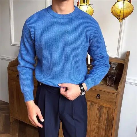 Men's Soft Breathable Casual Knit Pullover
