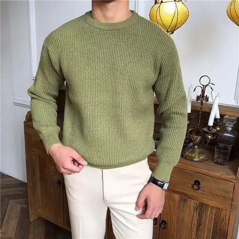 Men's Soft Breathable Casual Knit Pullover