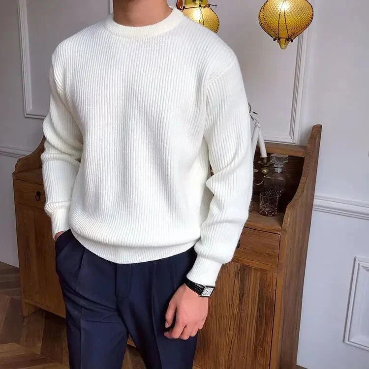 Men's Soft Breathable Casual Knit Pullover