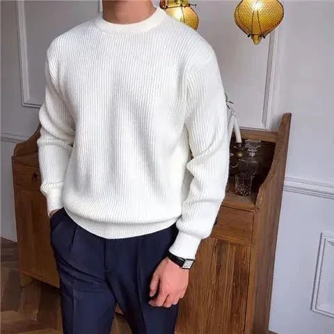 Men's Soft Breathable Casual Knit Pullover