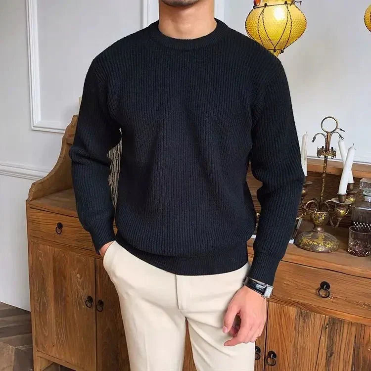 Men's Soft Breathable Casual Knit Pullover