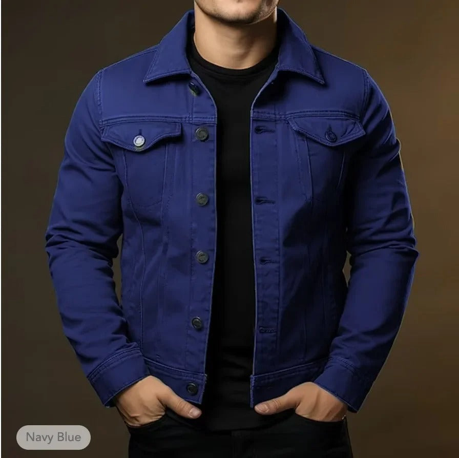 Men's Classic Lightweight Denim Trucker Jacket