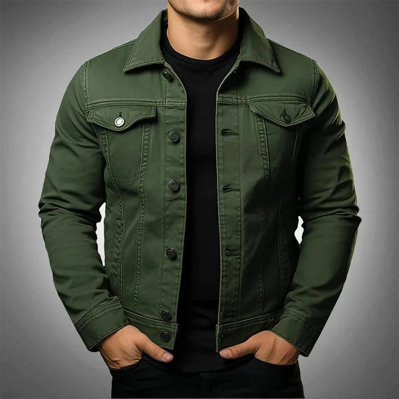Men's Classic Lightweight Denim Trucker Jacket