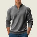 Men's Smart Textured Quarter-Zip Pullover