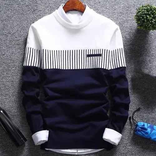 Men's Regular-Fit Printed Crew Neck Pullover