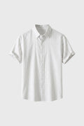 Men's Printed Button-Through Collared Shirt