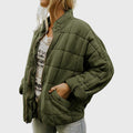 Women's Quilted Oversized Zip-Through Blouson