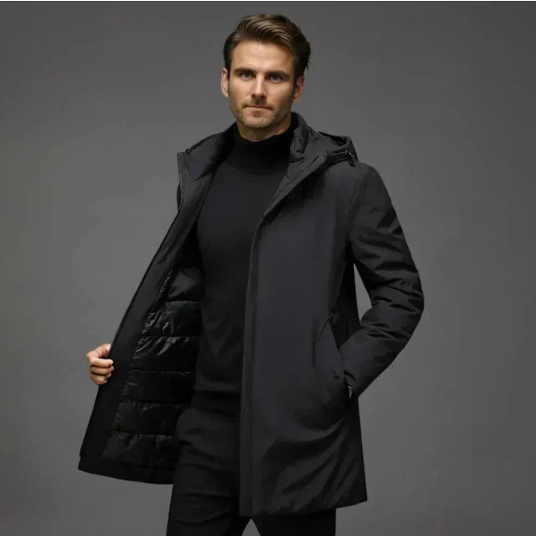 Men's Insulated Longline Hooded Parka