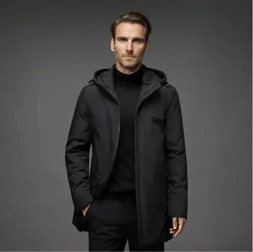 Men's Insulated Longline Hooded Parka