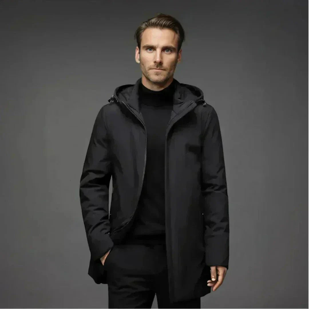 Men's Insulated Longline Hooded Parka