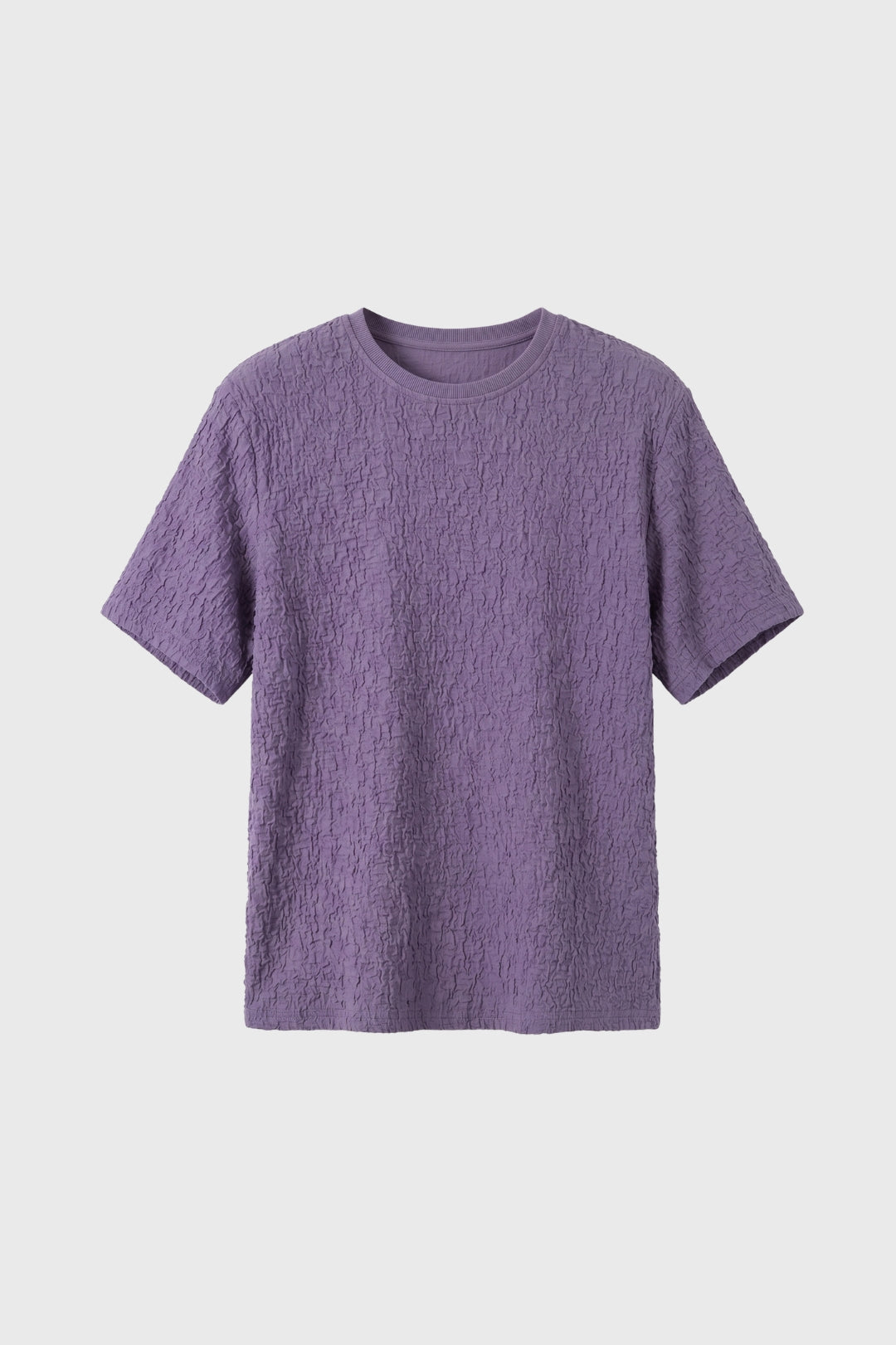 Men's Relaxed Crinkle Crew Neck T-Shirt