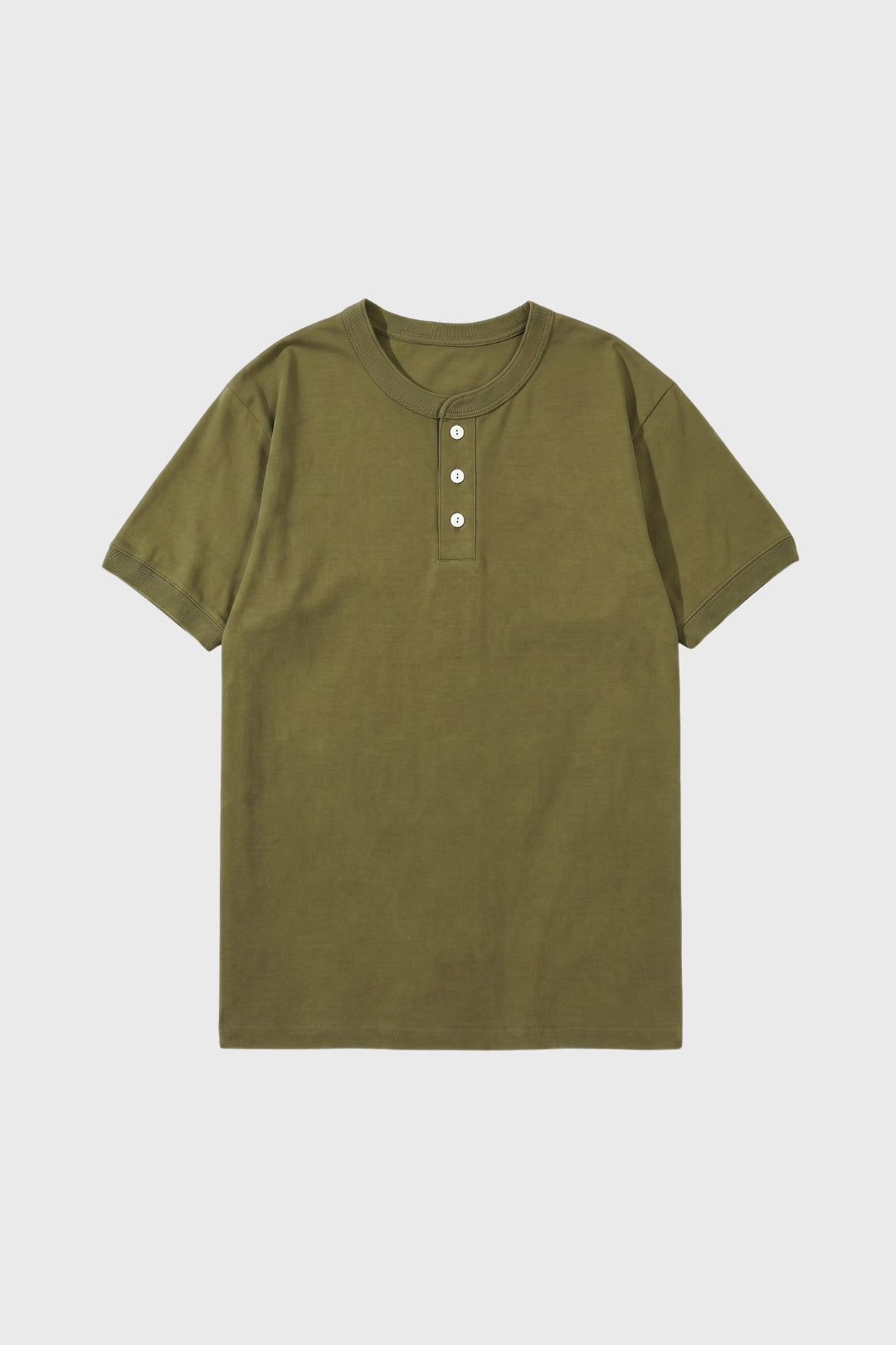 Men's Everyday Button-Placket Henley Tee