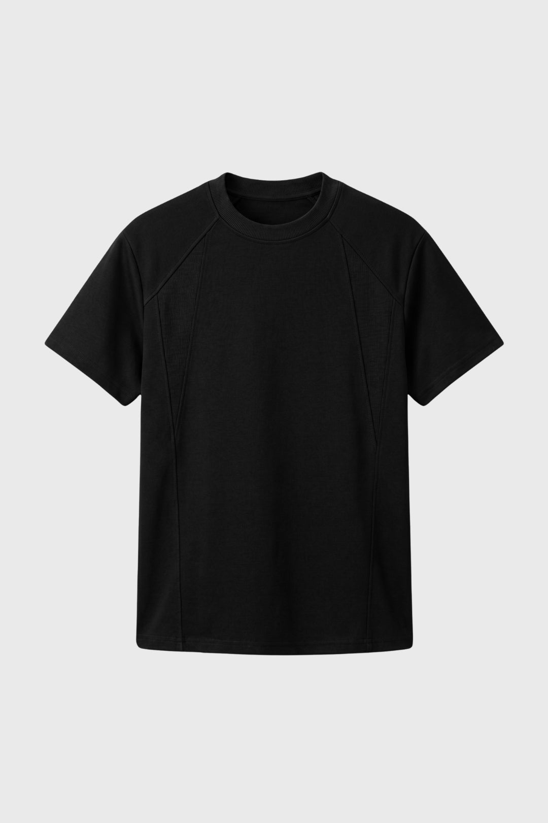 Men's Panelled Raglan Sleeve Crew Neck T-Shirt