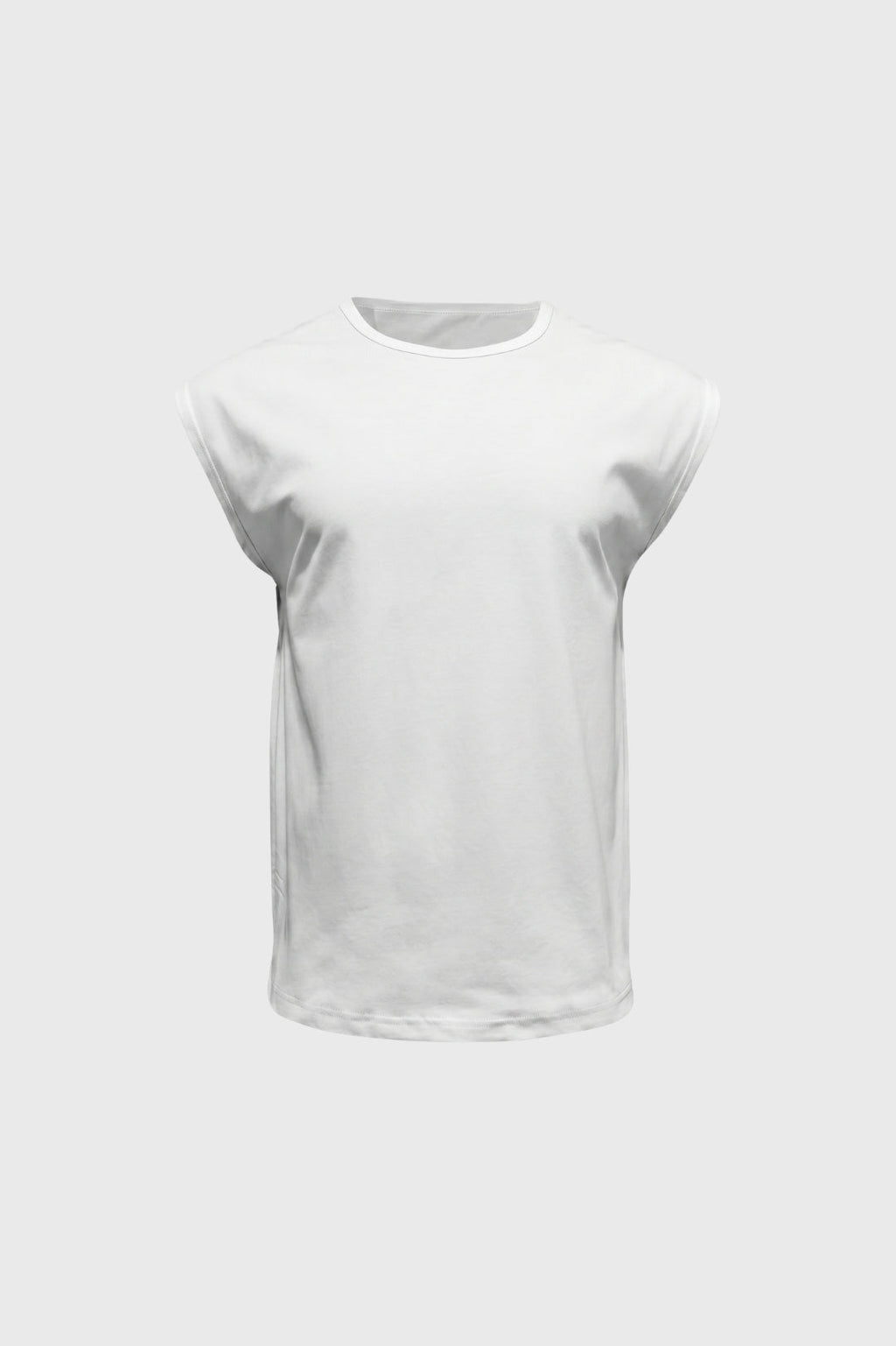 Men's Boxy Crew Neck Sleeveless Top
