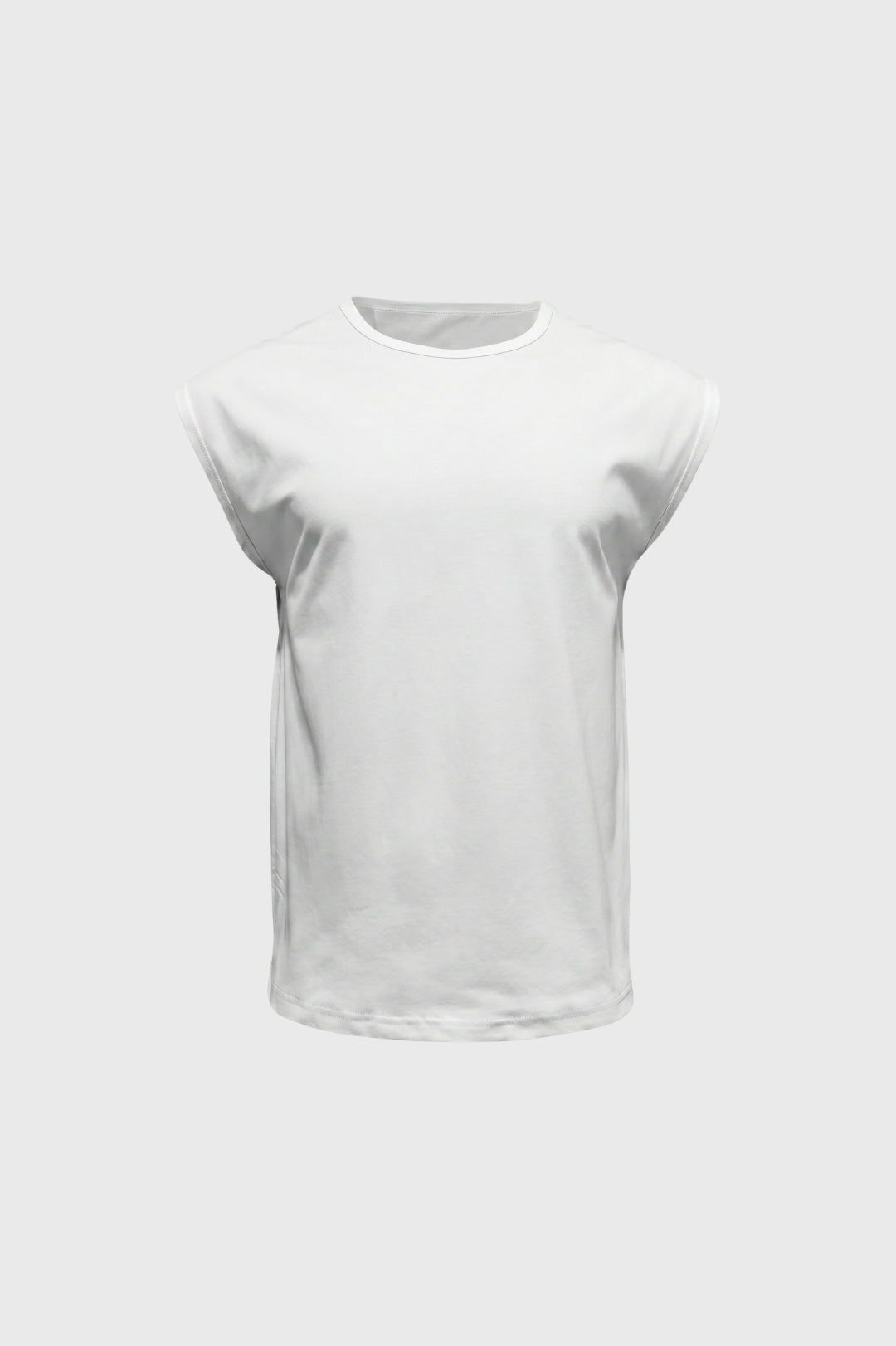Men's Boxy Crew Neck Sleeveless Top