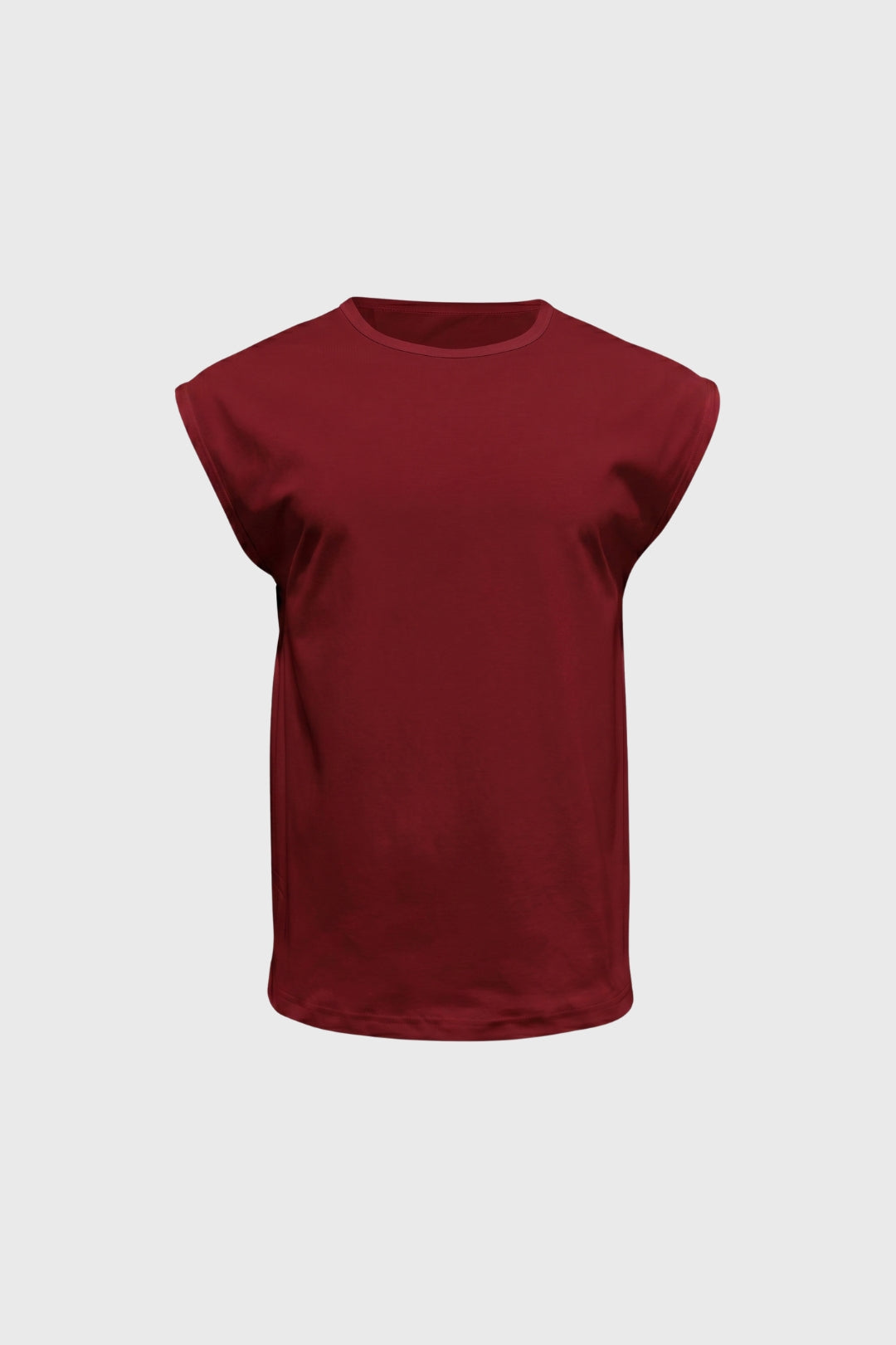 Men's Boxy Crew Neck Sleeveless Top