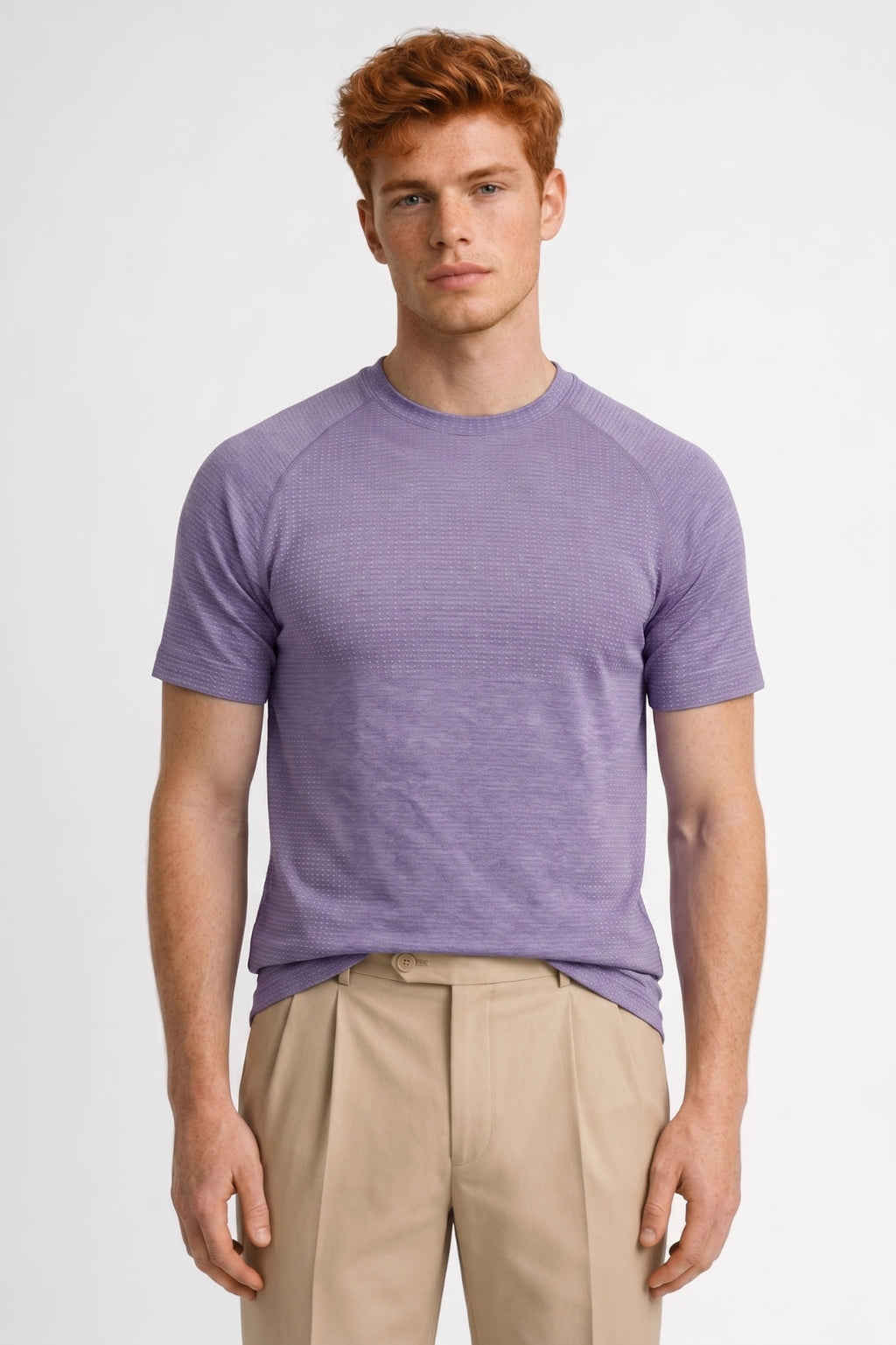 Men's Raglan Sleeve Textured Active T-Shirt