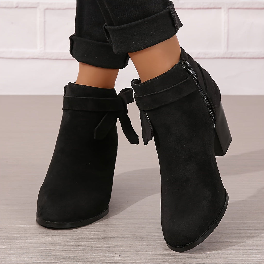 Women's Block-Heel Chelsea Ankle Boots