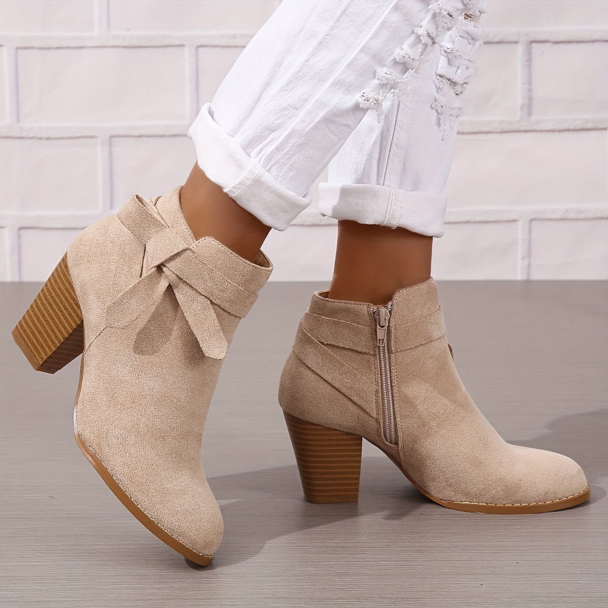 Women's Block-Heel Chelsea Ankle Boots