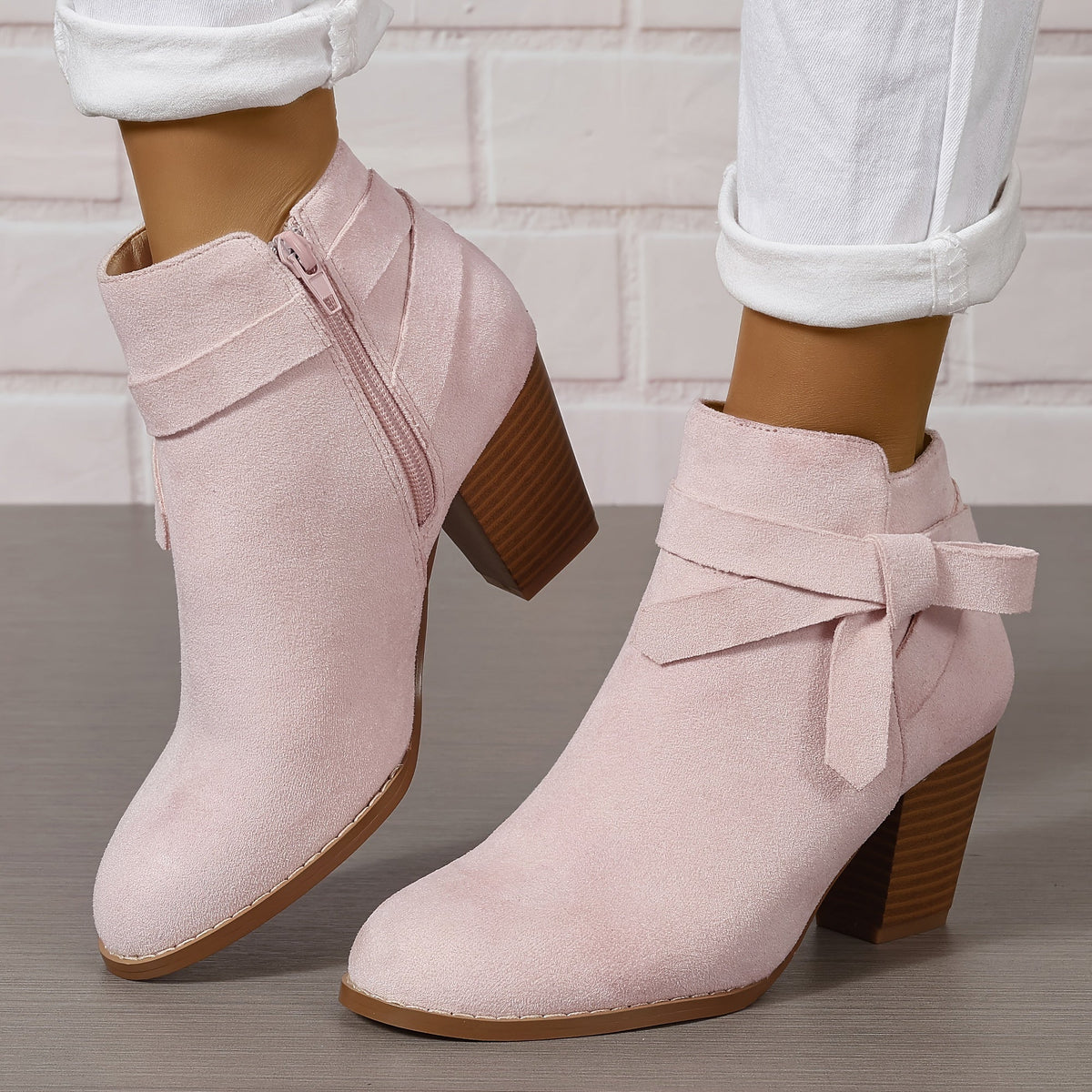 Women's Block-Heel Chelsea Ankle Boots