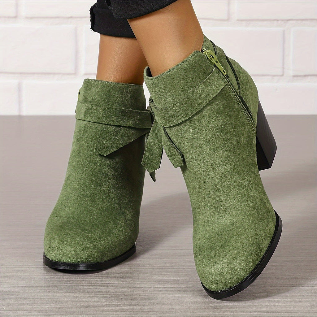 Women's Block-Heel Chelsea Ankle Boots