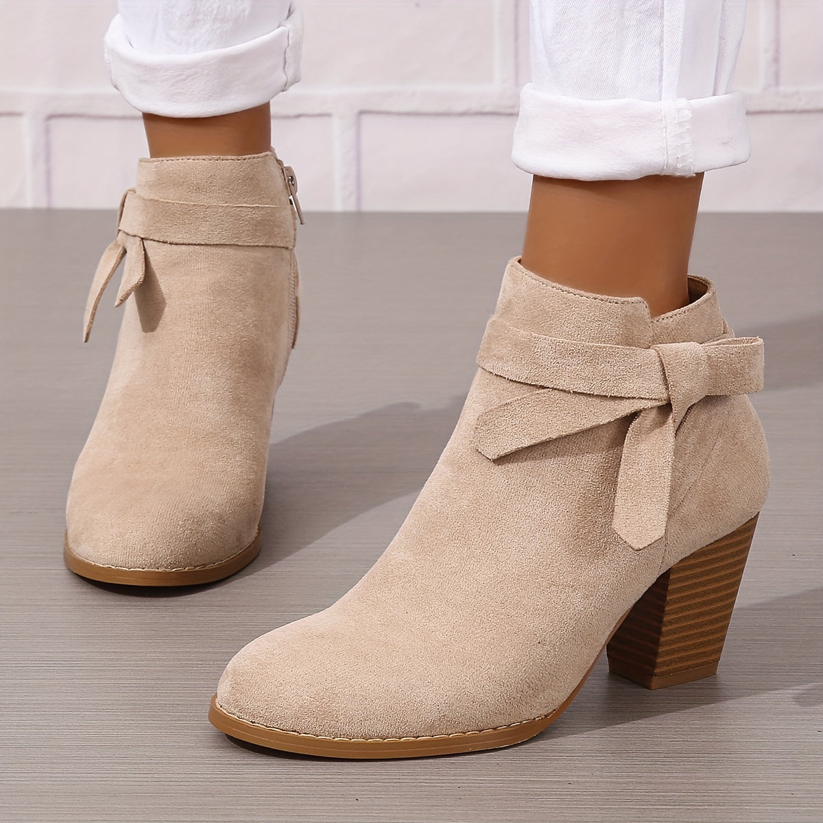 Women's Block-Heel Chelsea Ankle Boots