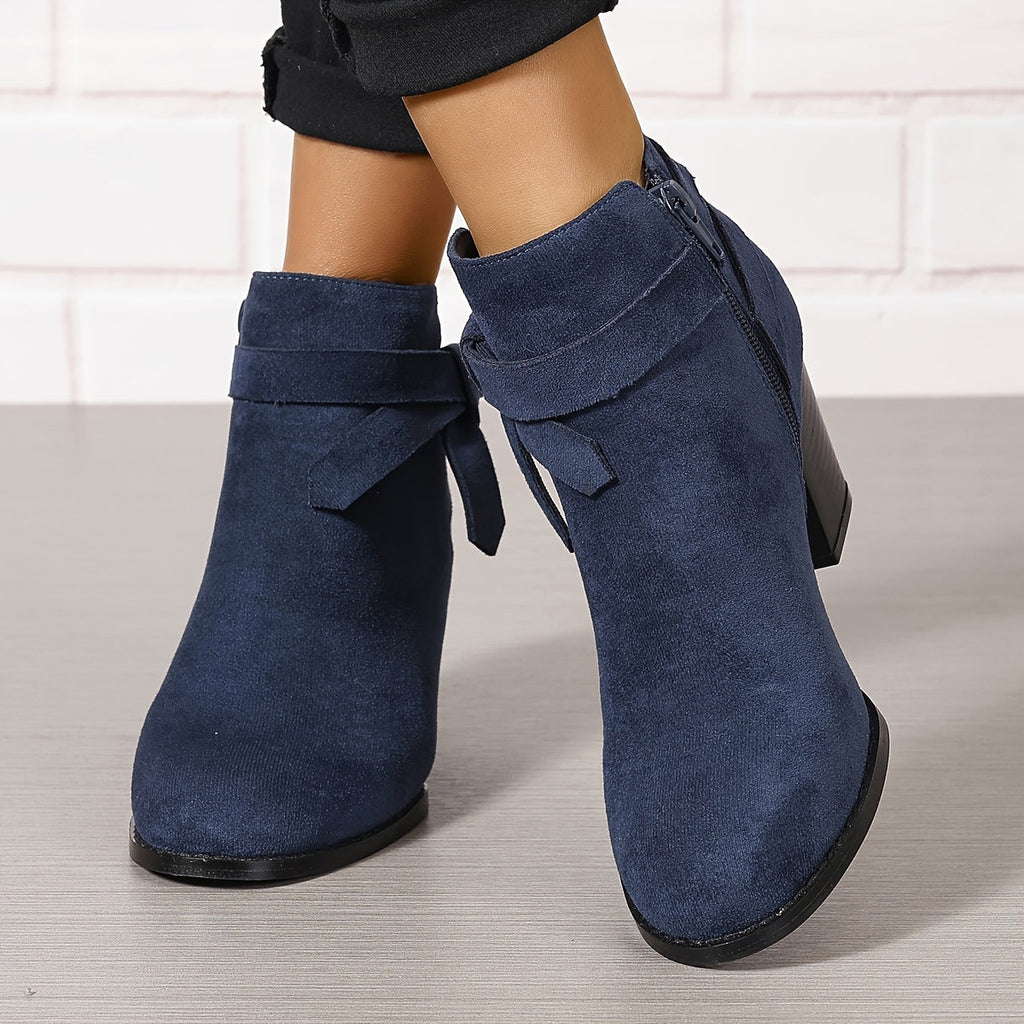 Women's Block-Heel Chelsea Ankle Boots