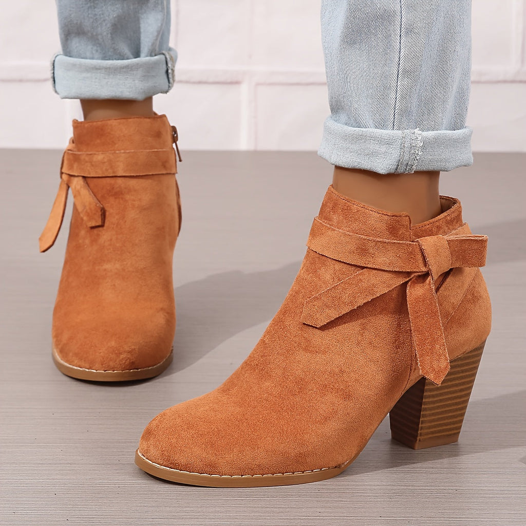 Women's Block-Heel Chelsea Ankle Boots