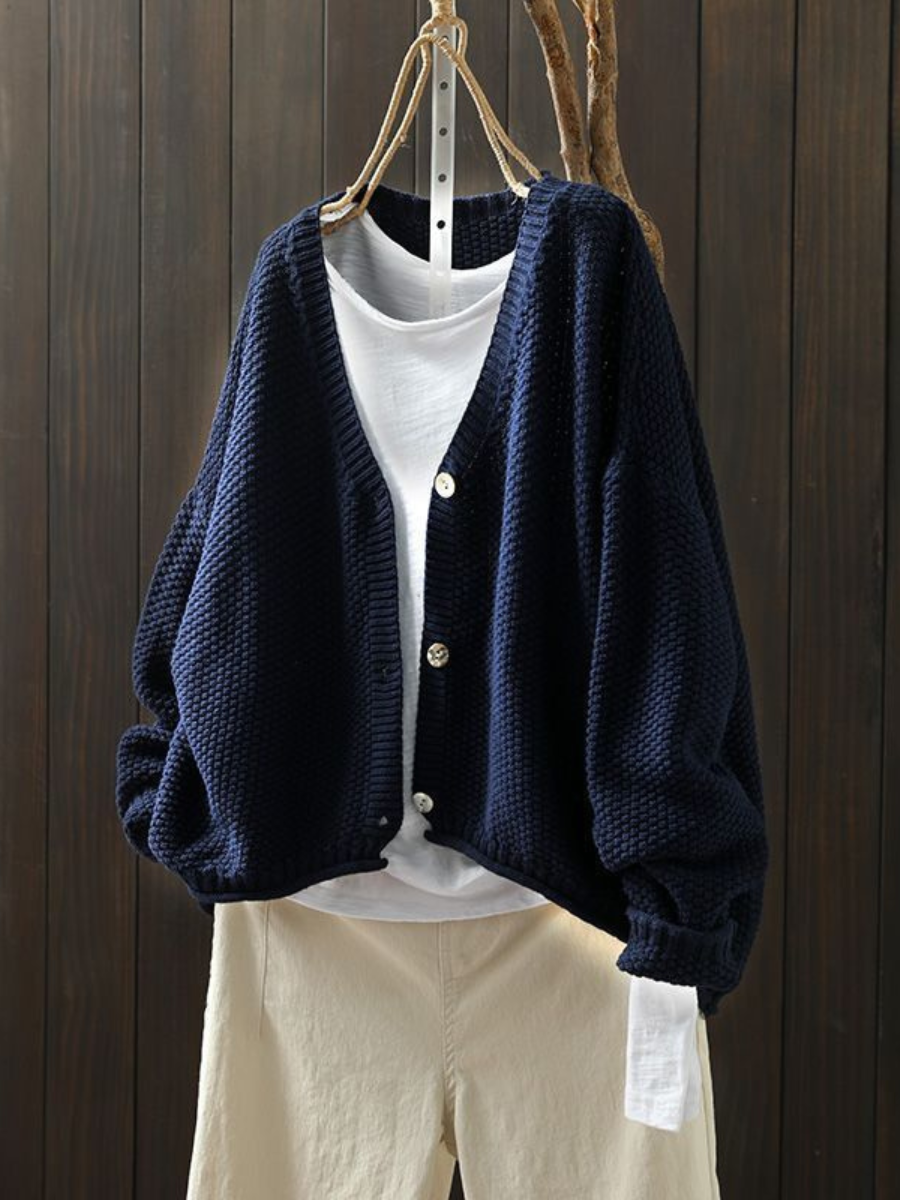 Women's Relaxed Oversized Knit Cardigan