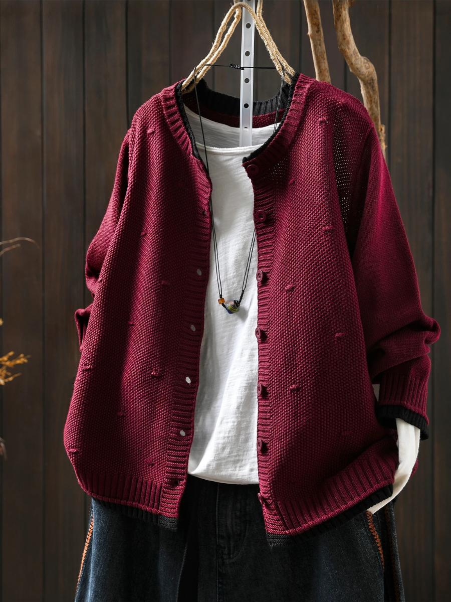 Women's Slouchy Oversized Knitted Cardigan