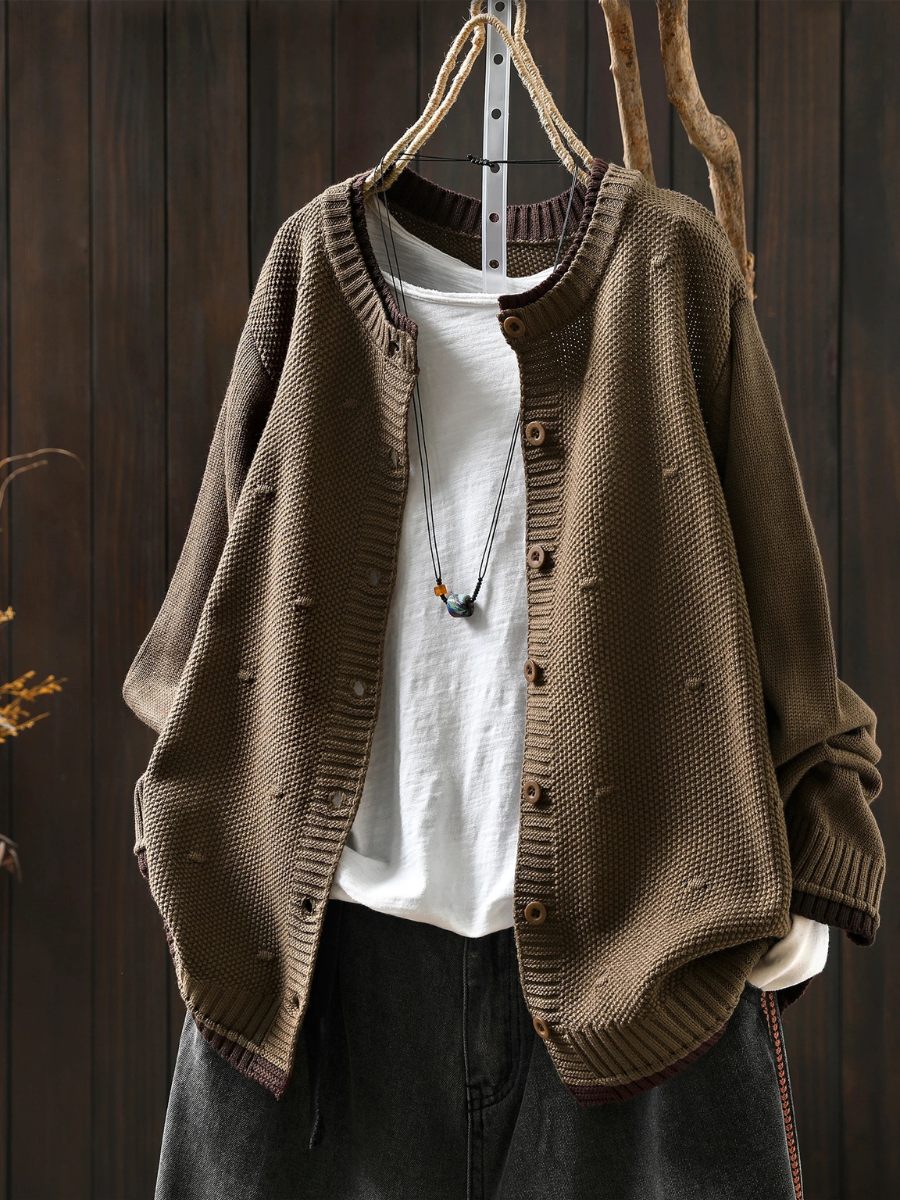 Women's Slouchy Oversized Knitted Cardigan