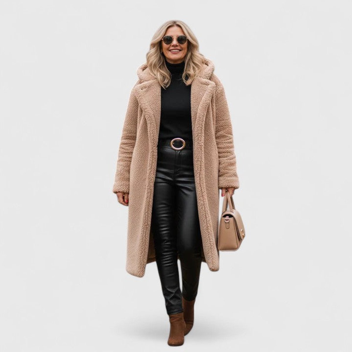 Women's Oversized Teddy Fleece Winter Coat