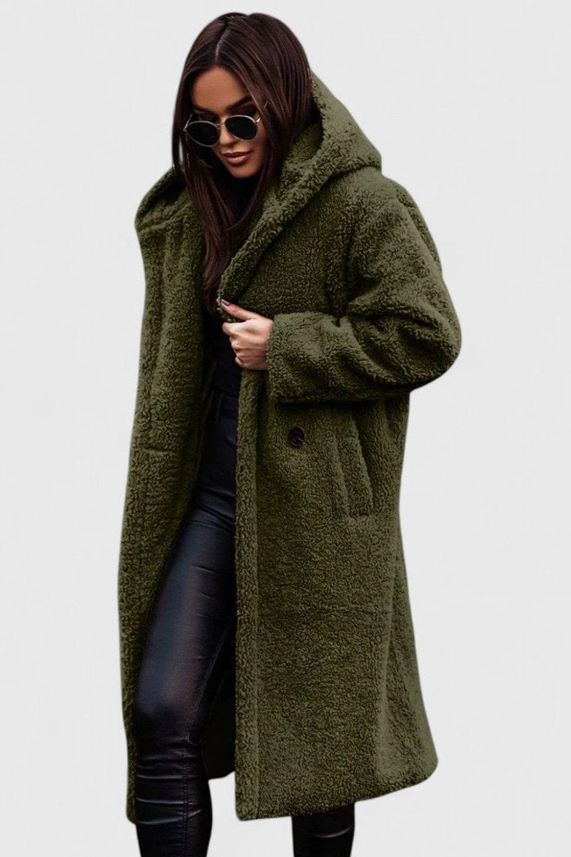 Women's Oversized Teddy Fleece Winter Coat