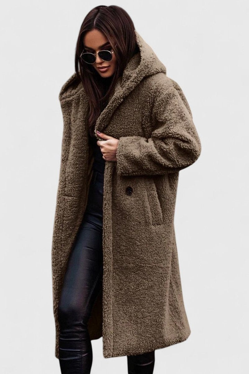 Women's Oversized Teddy Fleece Winter Coat