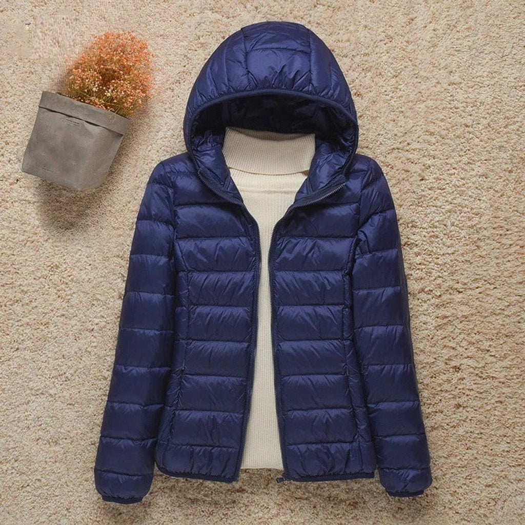 Women's Packable Lightweight Hooded Puffer